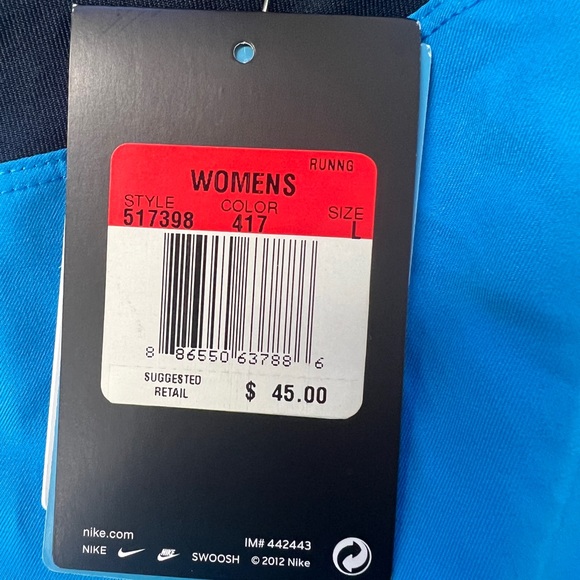 Nike Blue Tennis Skirt - Picture 4 of 4